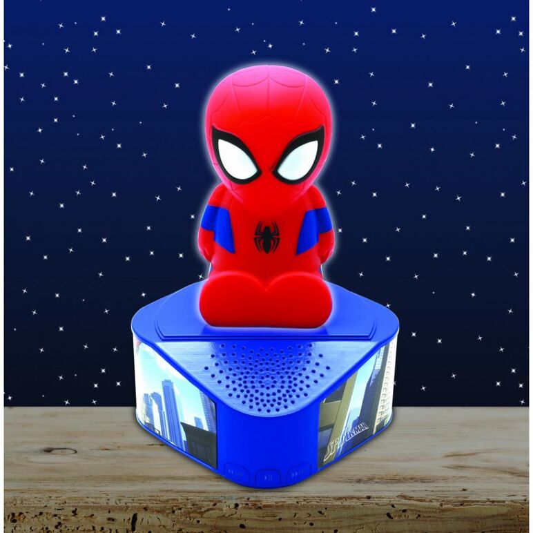 Boxa cu lumini de noapte, spider-man,  Instrumente muzicale de jucarie | electropc.ro
