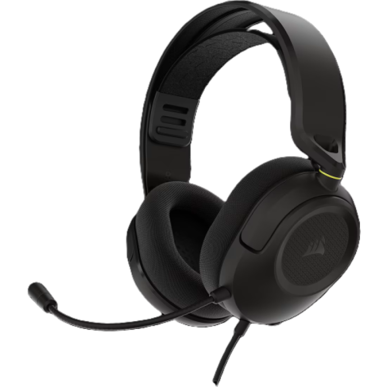 Casti gaming over-ear corsair hs35 v3, cu fir, negru,  Casti audio | electropc.ro
