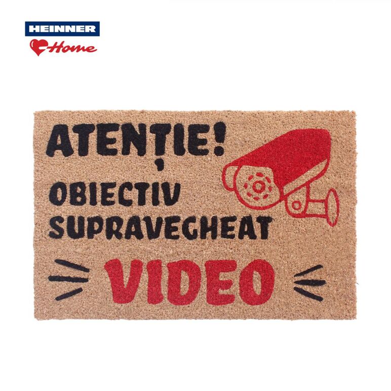 Covoras intrare cocos 60x40cm,fun, video,  Covorase intrare | electropc.ro