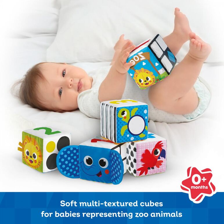 Cuburi moi, distractie la zoo,  Jucarii interactive bebelusi | electropc.ro