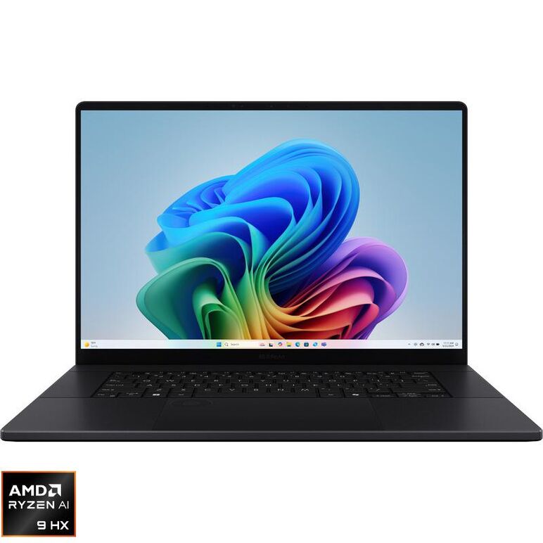 Laptop consumer asus proart p16 h7606wm, cu procesor ryzen ai 9 370, 16'' oled, 32 gb lpddr5x, 2 tb, nvidia, 8gb gddr7, windows 11 pro, 2 ani garantie,  Laptopuri | electropc.ro