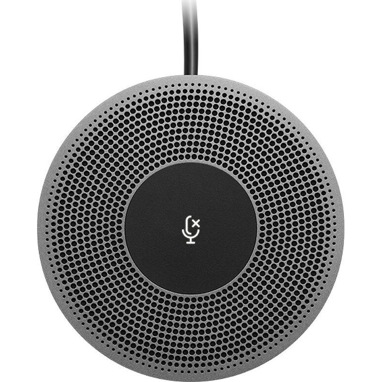 Microfon conferinta logitech pt. meetup, dimensiuni 13.4 mm x 83 mm x 83 mm, cablu  6m, negru/gri,  Microfoane | electropc.ro