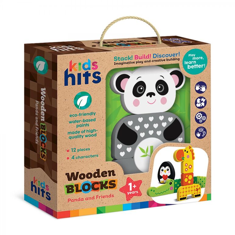 Panda Și prietenii sai, jucarie lemn,  Jocuri educative | electropc.ro