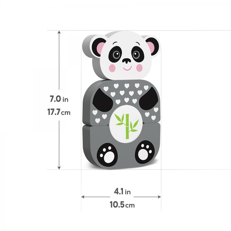 Panda Și prietenii sai, jucarie lemn,  Jocuri educative | electropc.ro