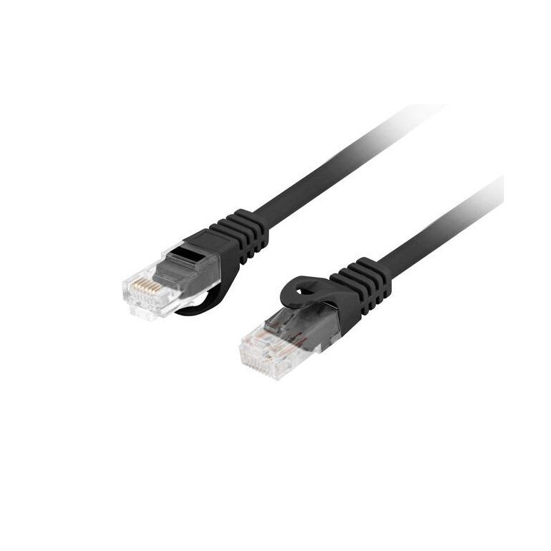 Patch cord cat.6 utp lszh cu 10 m negru, fluke passed,  Alte accesorii retea | electropc.ro