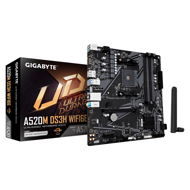 Placa de baza gigabyte a520m ds3h wifi6e, socket am4, ddr4, micro-atx,  Placi de baza | electropc.ro