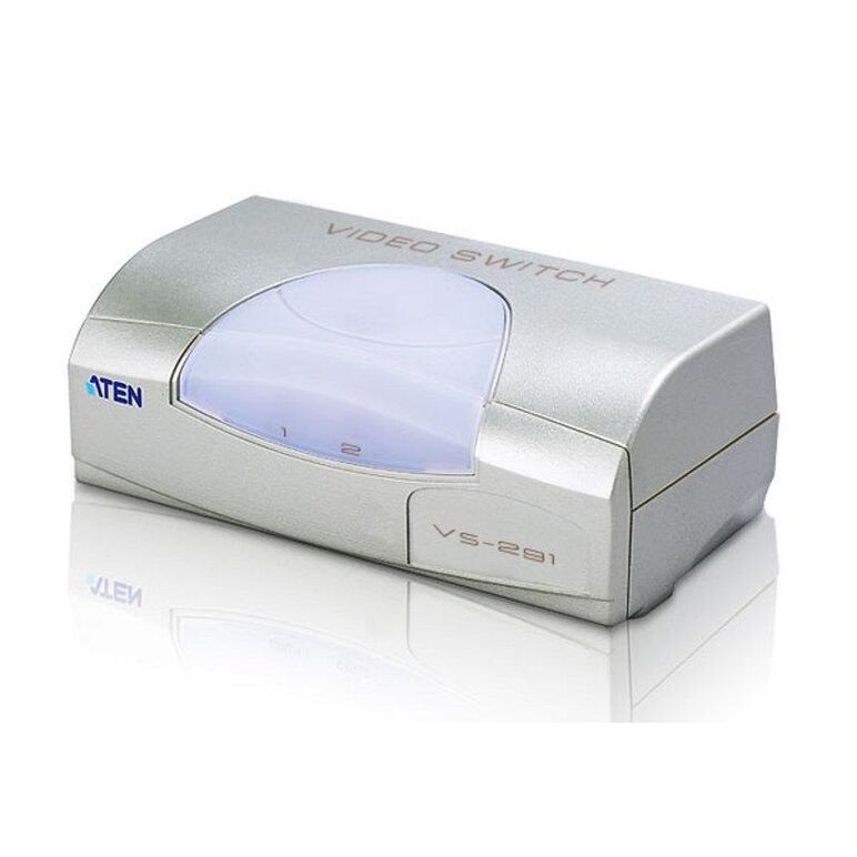 Switch vga aten vs291-at-g. video type portul: vga. material: metal, din material plastic, culoarea produsului: argint, rată maximă de reîmprospătare: 60 hz. consum de energie (tipic): 0,82 w. lățime: 65,2 mm, adâncime: 120 mm, Înălţime: 44 mm. lăţime de ,  Splittere audio-video | electropc.ro