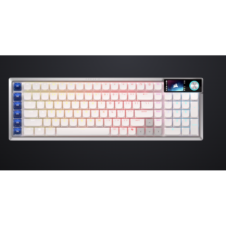 Tastatura corsair gaming vanguard air 99 wh,  Tastaturi | electropc.ro