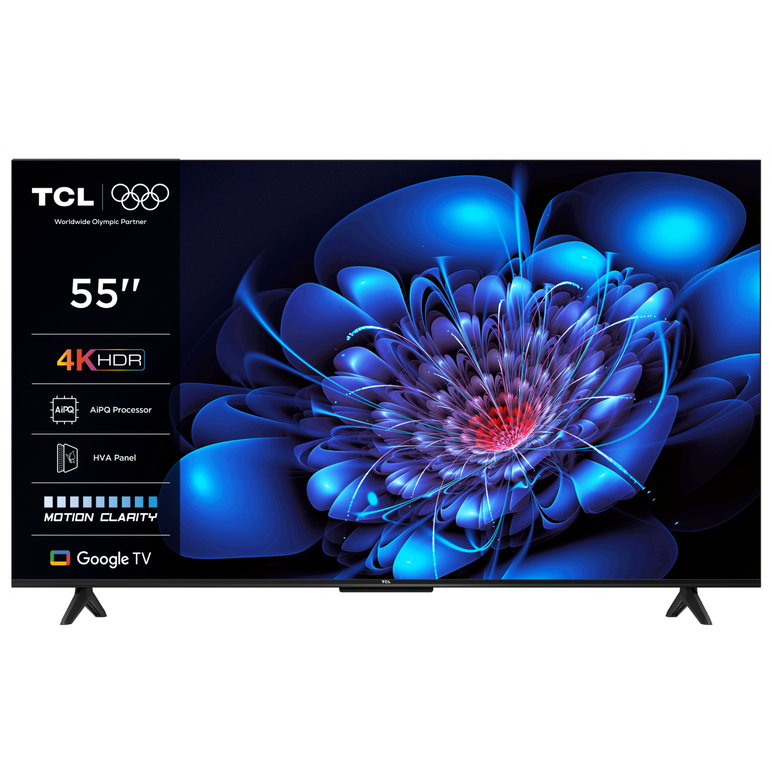 Televizor tcl led 55p61k, 139 cm, smart google tv, 4k ultra hd,  Televizoare | electropc.ro