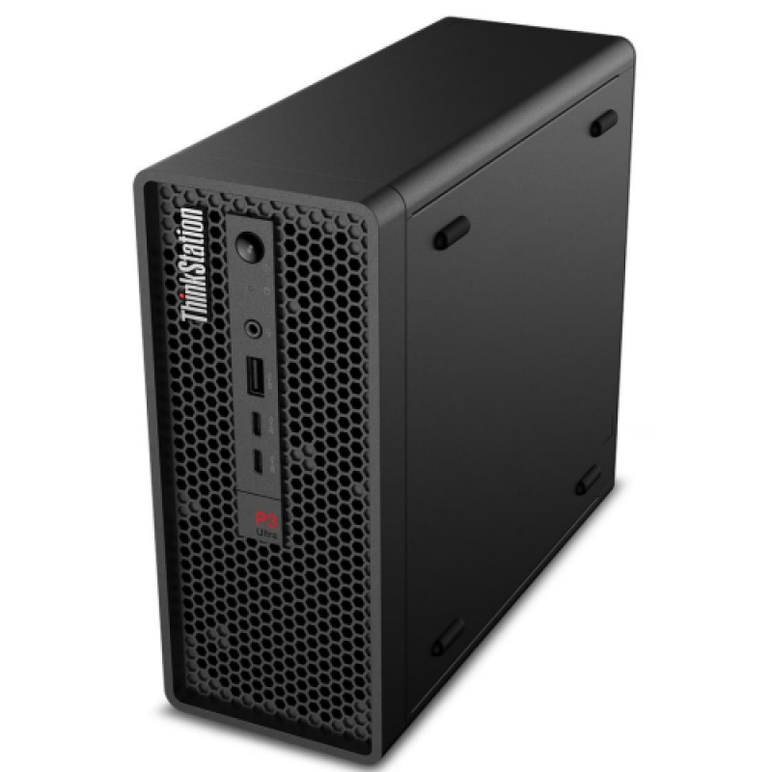 Desktop workstation lenovo thinkstation p3 ultra sff gen 2 cu procesor intel core ultra 9 285 pana la 5.6 ghz, 64gb ddr5, 1tb ssd, rtx 4000 ada, windows 11 pro, black, 3 ani garantie,  Desktop PC | electropc.ro