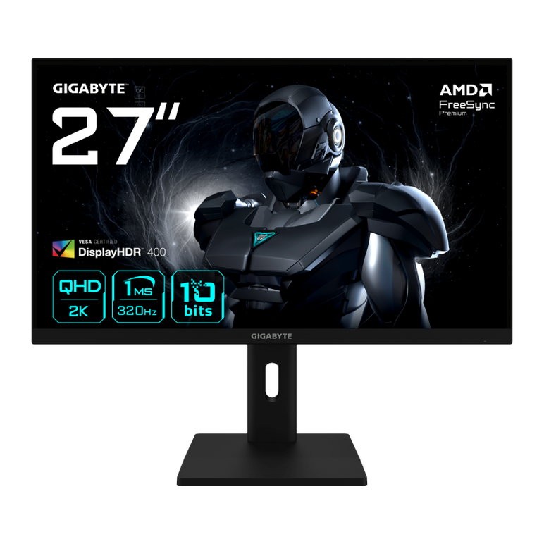 Monitor gaming gigabyte g27q3, 27", 2560 x 1440 pixeli, black, 3 ani garantie,  Monitoare LED | electropc.ro