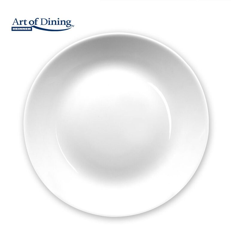 Serviciu masa din opal alb 19 piese, ariana, art of dining,  Farfurii & Boluri de Servire | electropc.ro