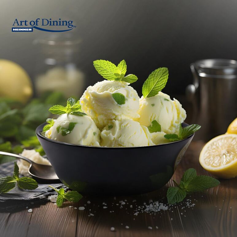 Serviciu masa din opal negru 18 piese, catania, art of dining,  Farfurii & Boluri de Servire | electropc.ro