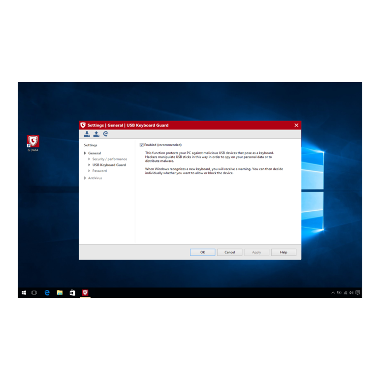 Antivirus G DATA Antivirus Windows, 1 PC, 1 An, Licenta Noua,  C2001ESD12001