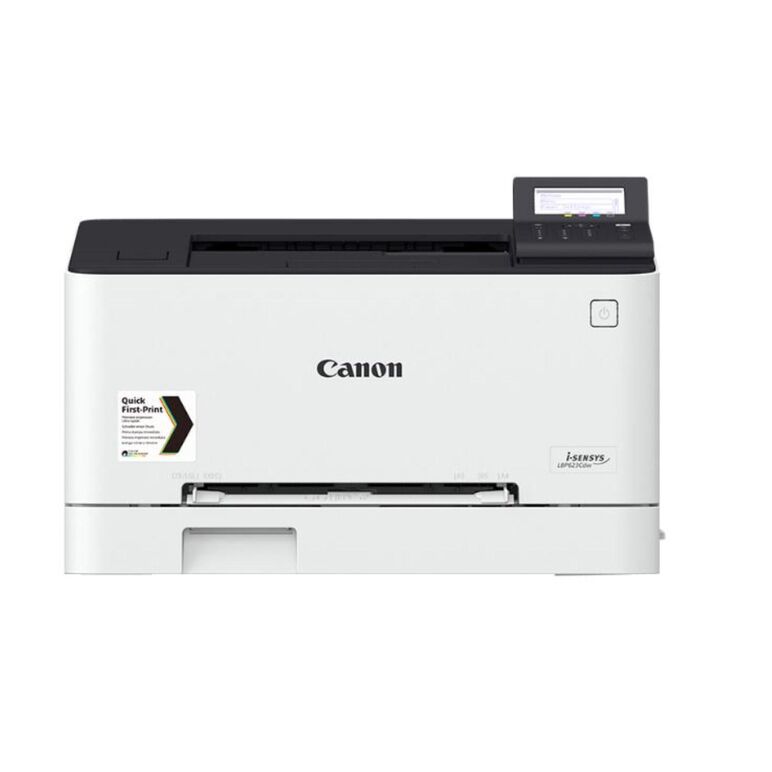 Imprimanta laser color Canon LBP623CDW, dimensiune A4, viteza max 21ppm, rezolutie 600x600dpi, duplex, procesor 800Mhz x 2, memorie 1Gb, display lcd 5 linii, alimentare hartie 250 coli, limbaj de printare: UFRII, PCL5c4, PCL6, Adobe® PostScript, volum de ,  Imprimante laser | electropc.ro
