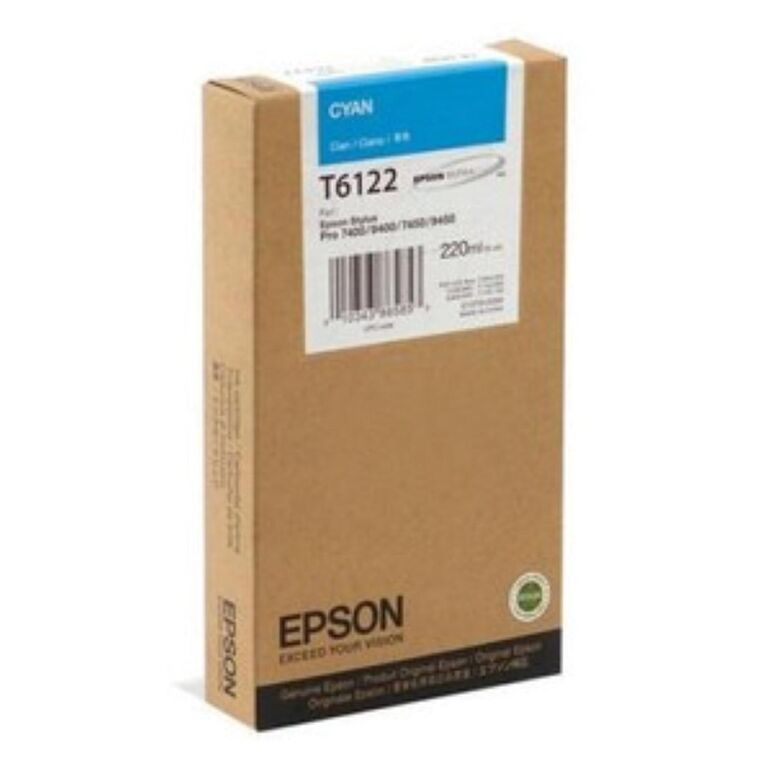 EPSON T6122 CYAN INKJET CARTRIDGE  C13T612200
