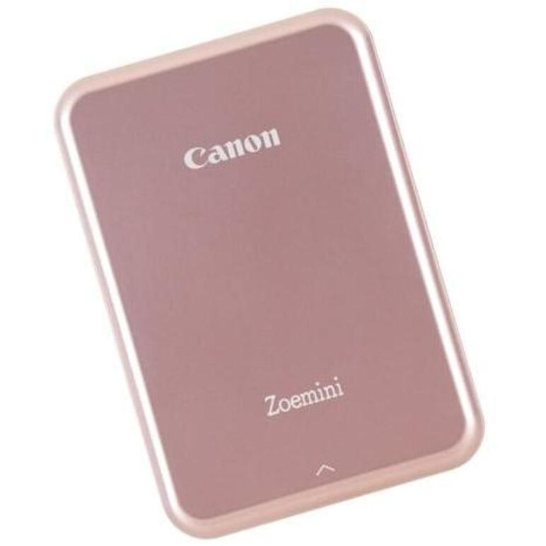 Imprimanta foto Canon Zoemini, tehnologie ZINK (zero ink) Viteza: 50 secunde pe poza, Rezolutie 314 X 400 dpi, Compatibilitate IOS si Android, Bluetooth, culoare rose, capacitate 10 coli.  3204C004AA