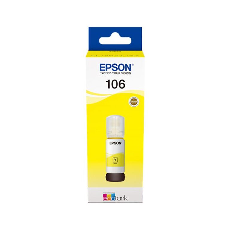 EPSON 106 ECOTANK YELLOW INK BOTTLE  C13T00R440