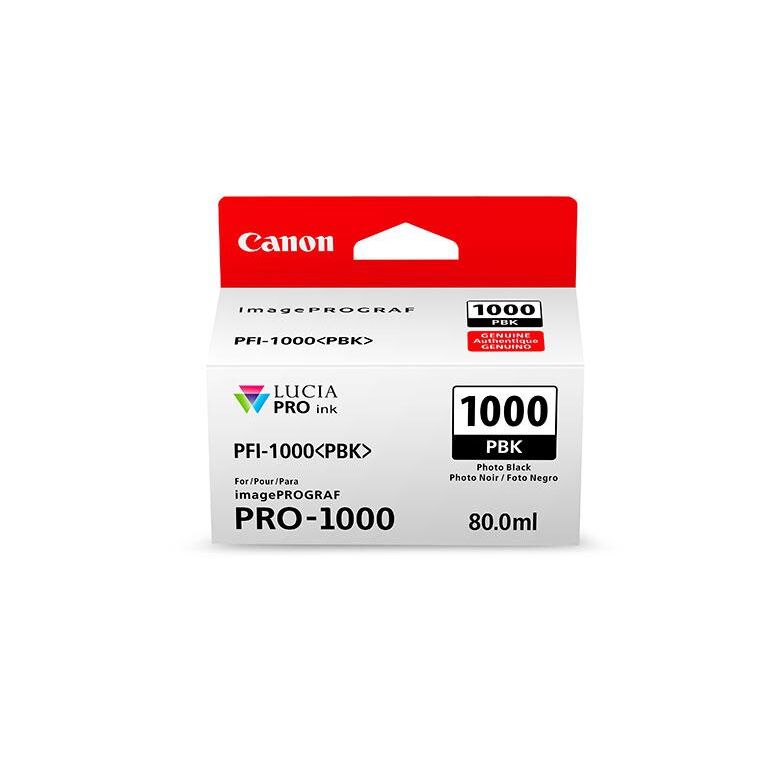 CANON PFI-1000PBK BLACK INKJET CARTRIDGE,  Cartuse cerneala | electropc.ro