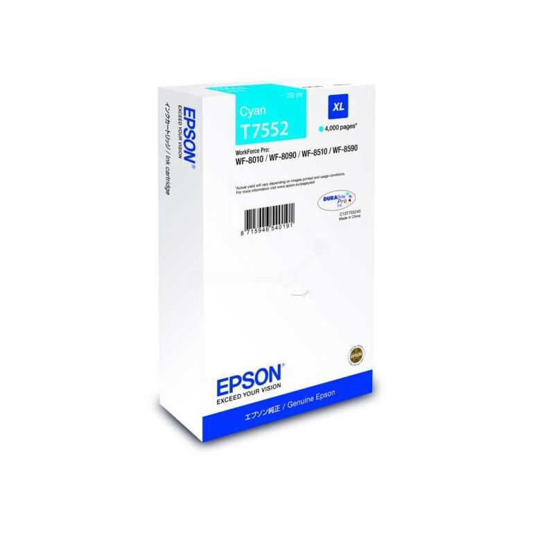 EPSON T75524 CYAN INKJET CARTRIDGE,  Cartuse cerneala | electropc.ro
