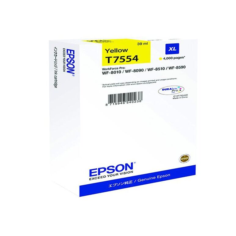 EPSON T75544 YELLOW INKJET CARTRIDGE,  Cartuse cerneala | electropc.ro