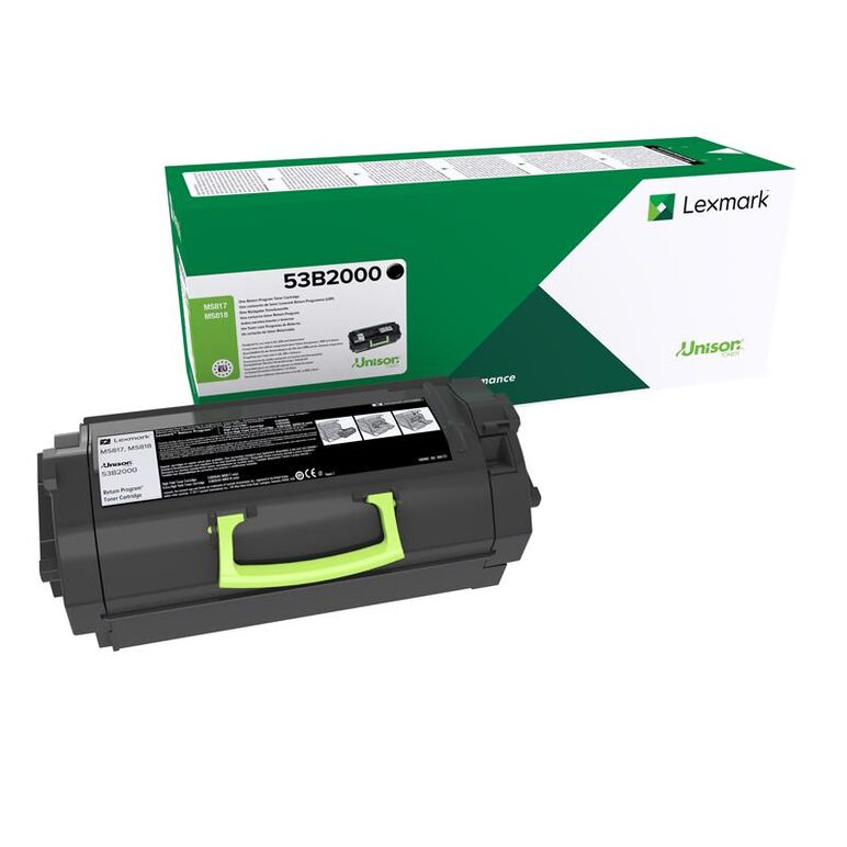 LEXMARK 53B2000 BLACK TONER,  Tonere | electropc.ro