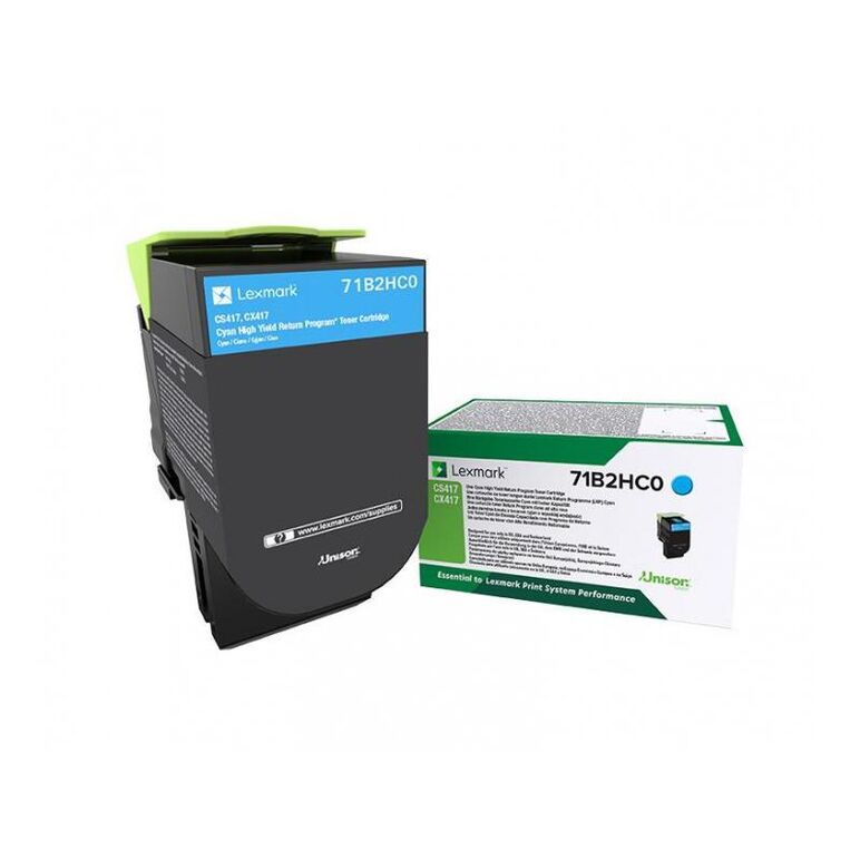 LEXMARK 71B2HC0 CYAN RETURN PROG. TONER,  Tonere | electropc.ro