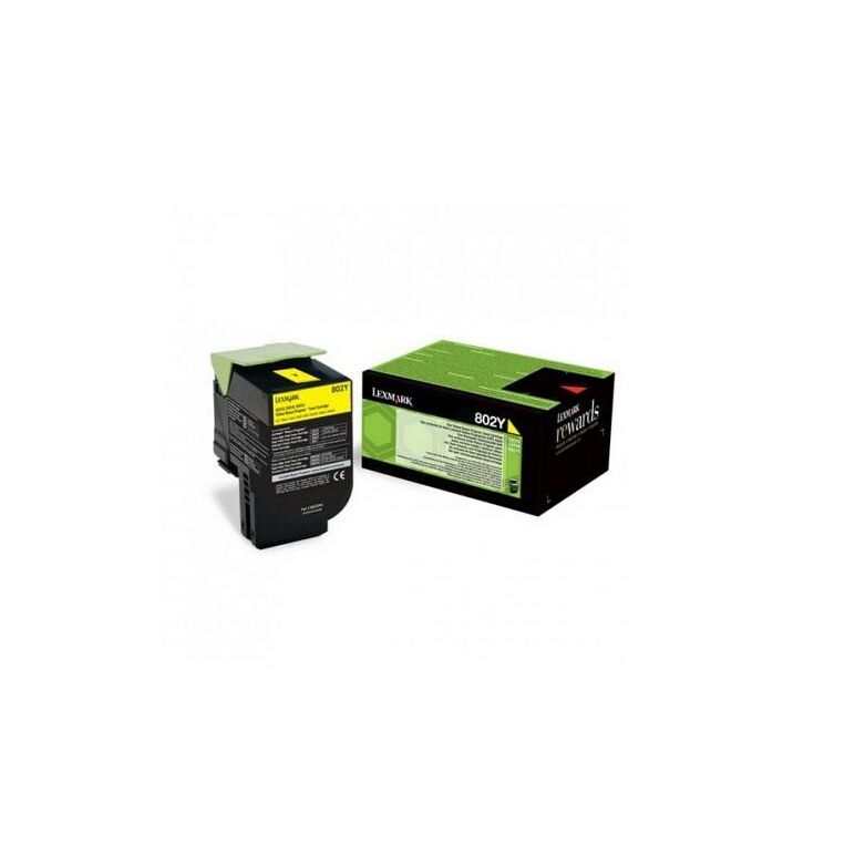 LEXMARK 80C20YE YELLOW TONER,  Tonere | electropc.ro