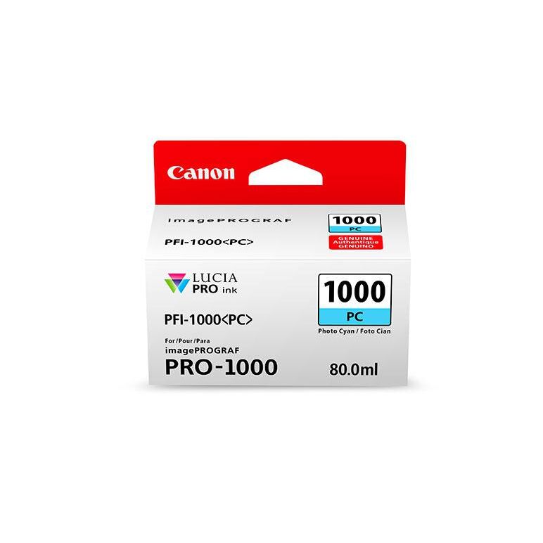 CANON PFI-1000PC CYAN INKJET CARTRIDGE,  Cartuse cerneala | electropc.ro