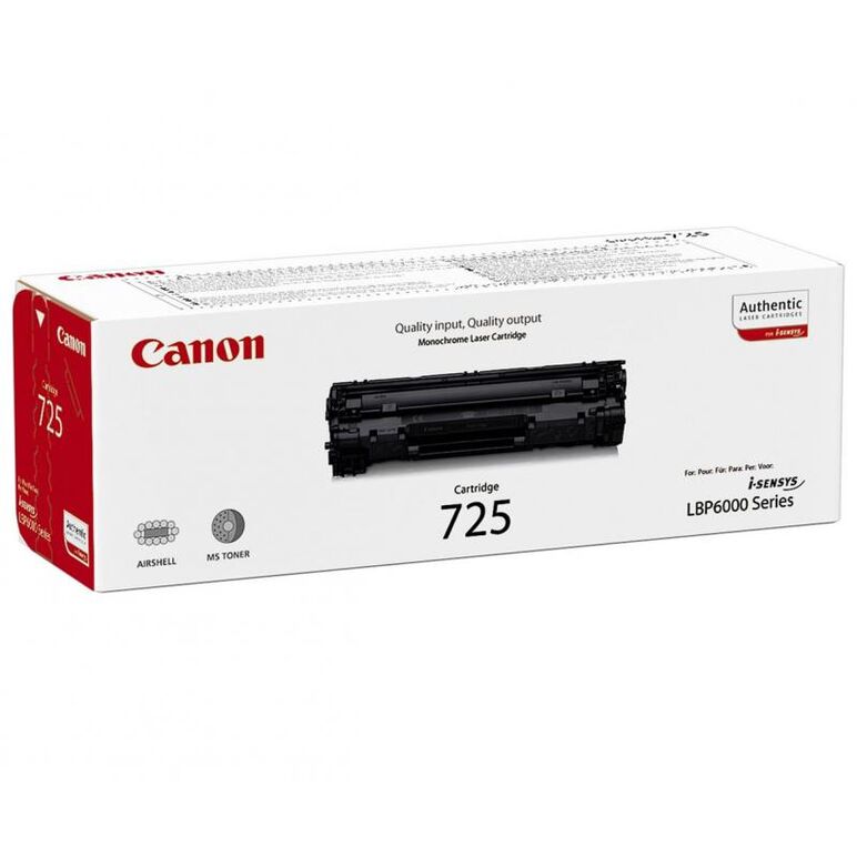 CANON CRG725 BLACK TONER CARTRIDGE,  Tonere | electropc.ro