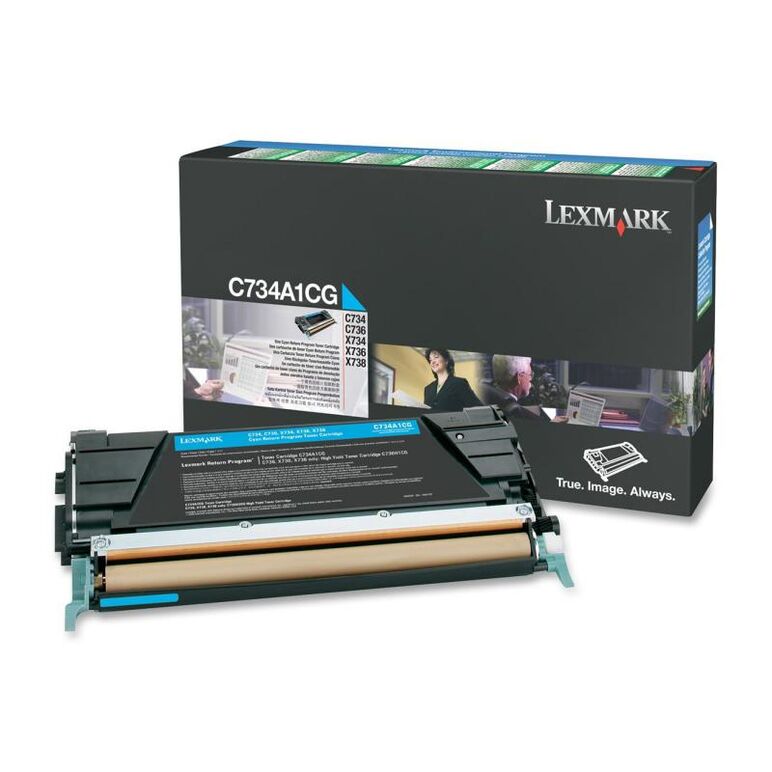 LEXMARK C734A1CG CYAN TONER,  Tonere | electropc.ro