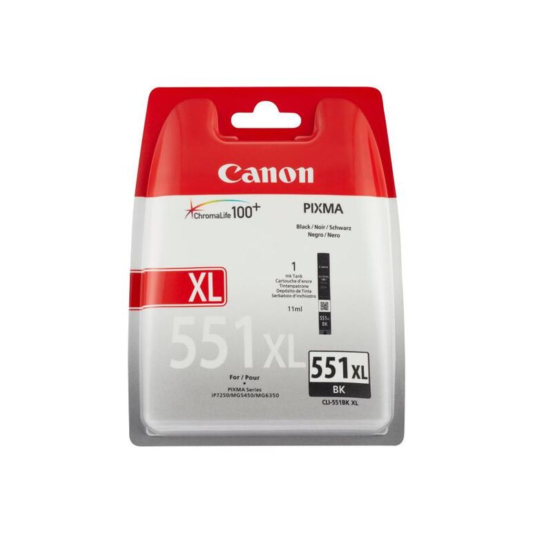 CANON CLI-551XL BLACK INKJET CARTRIDGE  BS6443B001AA