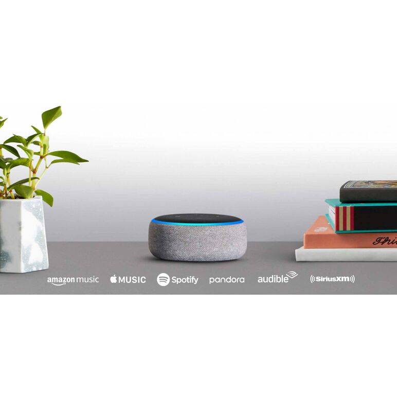 Boxa inteligenta amazon echo dot 3 (3. gen smart speaker with alexa purple fabric dot3,  Sisteme audio | electropc.ro