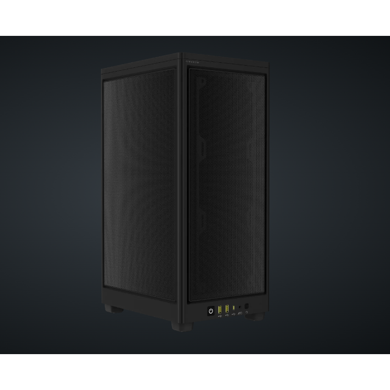 Carcasa corsair 2000d airflow mini-itx, panou tempered glass, 3x 2.5" drive bays, dimensiune 458x271x200, negru,  Carcase | electropc.ro
