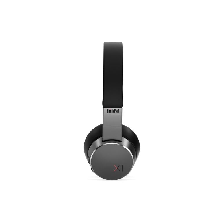 Lenovo thinkpad x1 active noise cancellation headphones, bluetooth 5.0, battery capacity 800 mah, battery charging time 3h, play time 14h, wireless operating distance 10m, impedance 32 ohm, sensitivity > 111 dbm +/- 3 dbm, distortion 5%, microphone: 4 x a,  Casti audio | electropc.ro