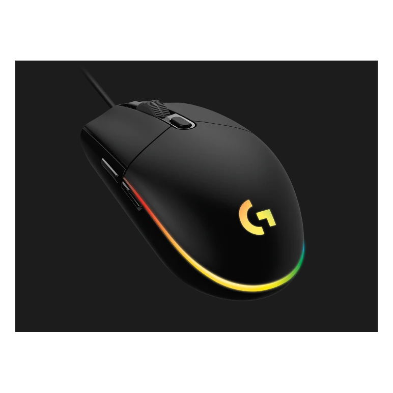Logitech mouse cu fir g102 rgb, 6 butoane, 8000 dpi, senzor optic, usb, negru,  Mouse | electropc.ro