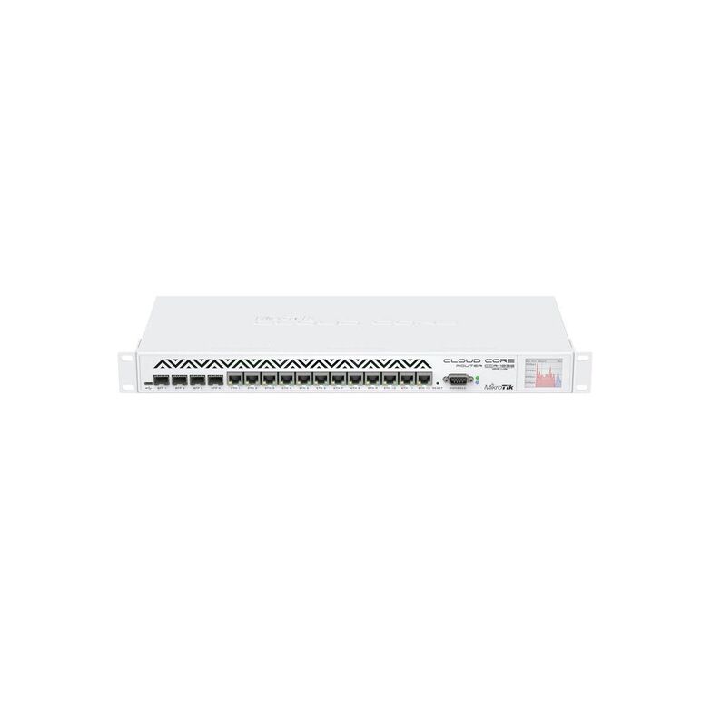 Mikrotik cloud core router, ccr1036-12g-4s; tilera tile-gx36 cpu (36-cores, 1.2ghz per core); 2* sodimm ddr3 slots, 2x 2gb ddr3 10600 modulesinstalled; 12* 10/100/1000 mbit/s gigabit ethernet with auto-mdi/x; 4*1.25g ethernet sfp cage (mini-gbic; sfp modu,  Routere | electropc.ro