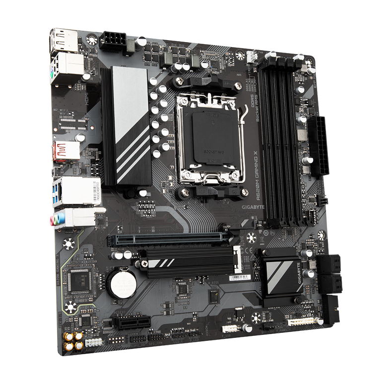 Placa de baza gigabyte a620m gaming x ax am5, 4x ddr5, 1x displayport, 1x hdmi, 1x pcie x16, 1x pcie x1, 1x m.2, 4x sata 6gbps, matx,  Placi de baza | electropc.ro