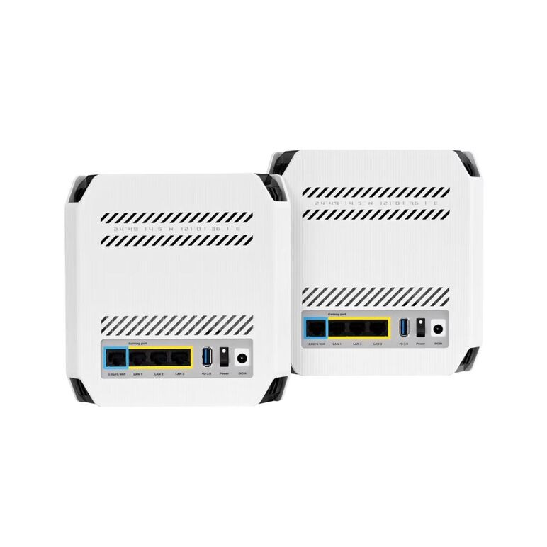 Router wireless asus gt6(w-2-pk)white, tri-band, wi-fi 6, standard retea: wifi 6 (802.11ax), ipv4, ipv6, backwards compatible with 802.11a/b/g/n/ac wi-fi, segment ax10000, , 2.4ghz  574mbps, 5g-1hz 4804mbps, 5g-2 4804mbps, 9 antene interne, procesor 1.7gh,  Routere Wireless | electropc.ro