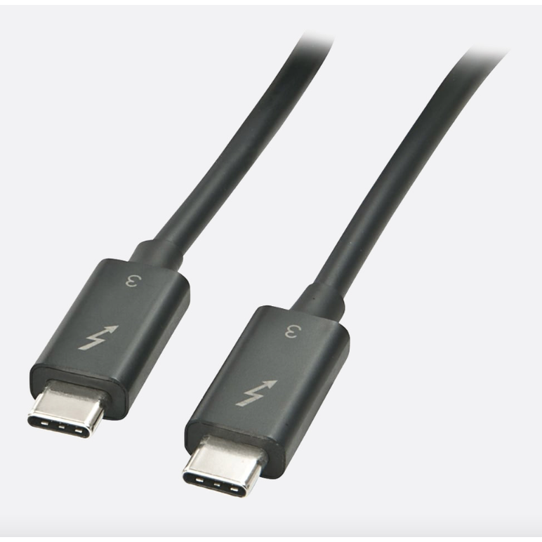 Cablu lindy thunderbolt 3, 2m, passive, negru,  Cabluri video | electropc.ro