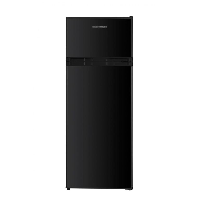 Frigider cu 2 usi heinner hf-h2206bke++, clasa energetica: e, capacitate totala: 206 l, capacitate frigider: 169 l, capacitate congelator: 37 l, control mecanic cu termostat ajustabil, lumina led, 3 rafturi sticla frigider, compartiment pentru fructe si l,  Frigidere | electropc.ro