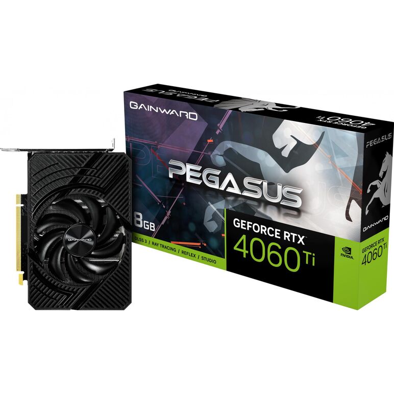 Placa video gainward geforce rtx 4060 ti pegasus 8gb, gddr6, 128bit, 3x displayport 1.4a, 1x hdmi 2.1, pci express gen 4,  Placi video | electropc.ro