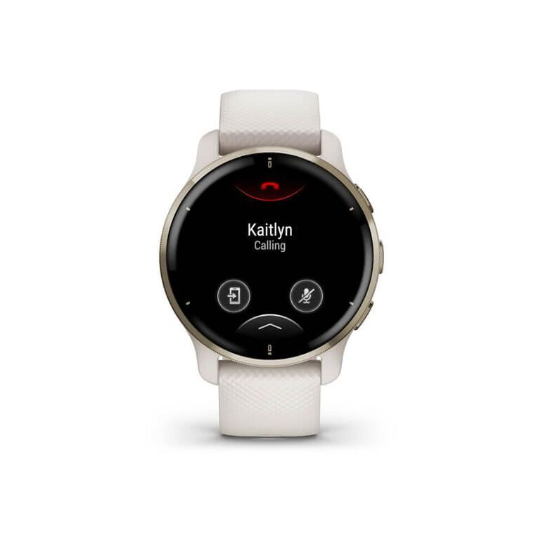Ceas garmin smartwatch venu 2 plus stainless steel bezel, ivory + cream gold,  SmartWatch-uri | electropc.ro