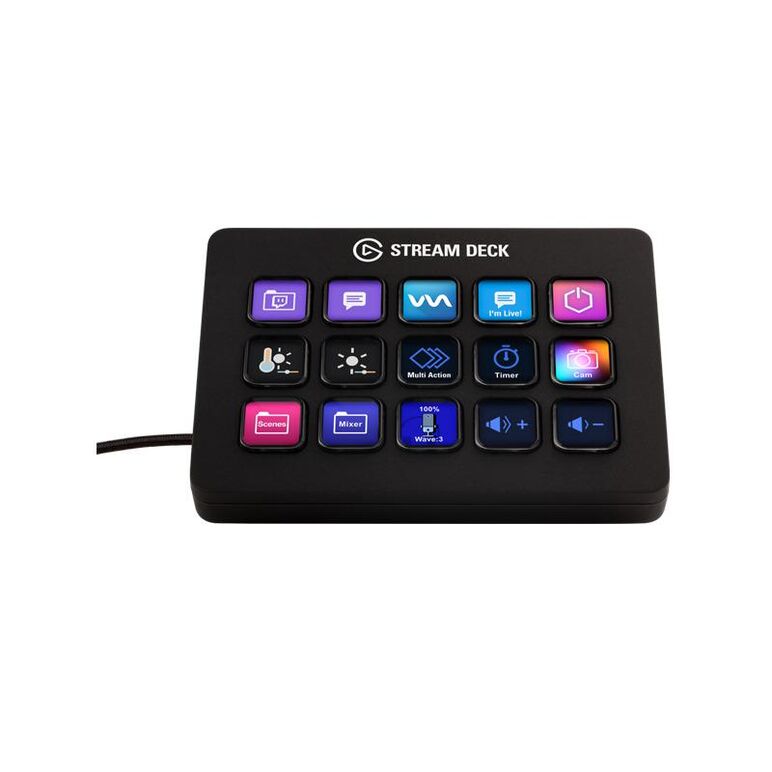 Consola streaming elgato stream deck mk.2, 15 butoane lcd programabile,windows & macos, usb 3.0, negru,  Console Hardware | electropc.ro