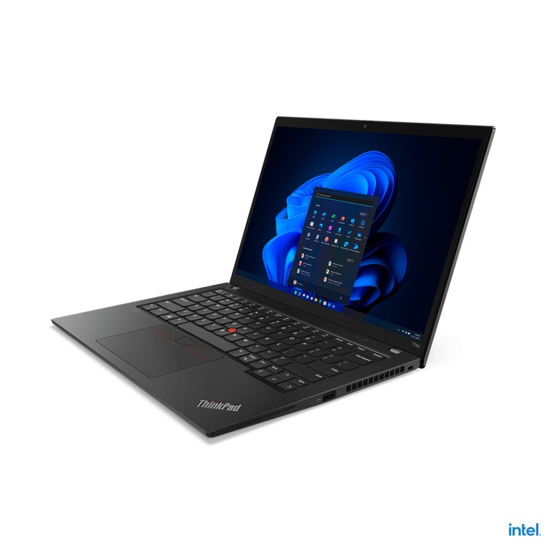Laptop lenovo thinkpad t14 gen 3 (intel), 14" wuxga (1920x1200) low power ips 400nits anti-glare, intel core i7-1260p, 12c (4p + 8e) / 16t, p-core 2.1 / 4.7ghz, e-core 1.5 / 3.4ghz, 18mb, video nvidia geforce mx550 2gb gddr6, ram 16gb soldered ddr4-3200 +,  Laptopuri | electropc.ro