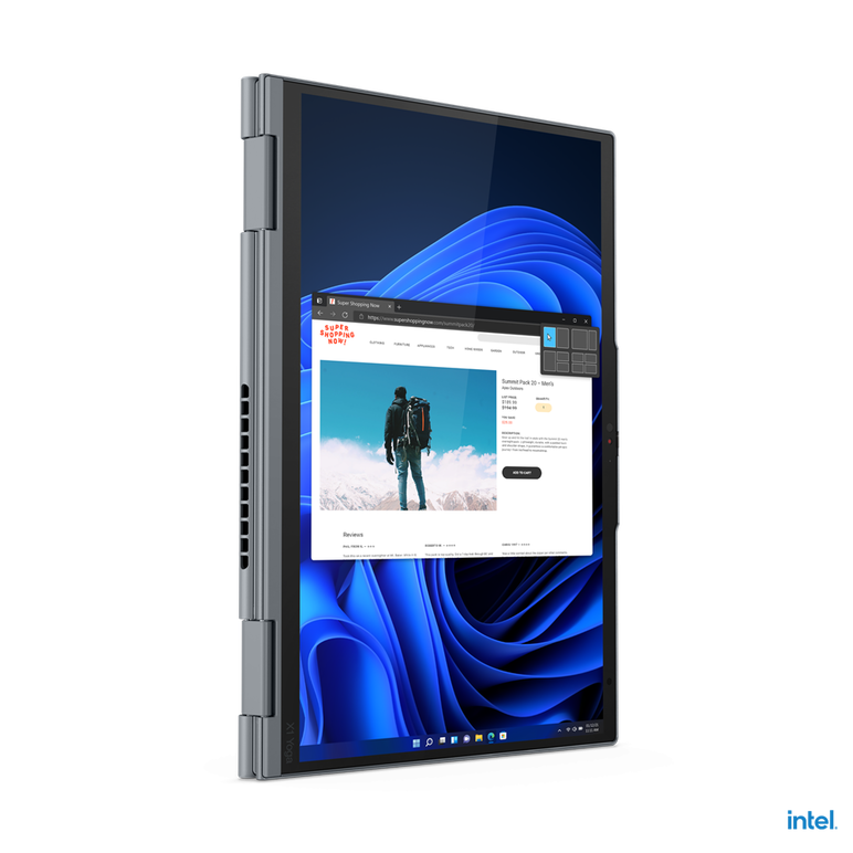 Laptop lenovo thinkpad x1 yoga gen 7, 14" wuxga (1920x1200) low power ips 400nits anti-glare, touch, intel core i7-1260p, 12c (4p + 8e) / 16t, p-core 2.1 / 4.7ghz, e-core 1.5 / 3.4ghz, 18mb, video integrated intel iris xe graphics, ram 16gb soldered lpddr,  Laptopuri | electropc.ro