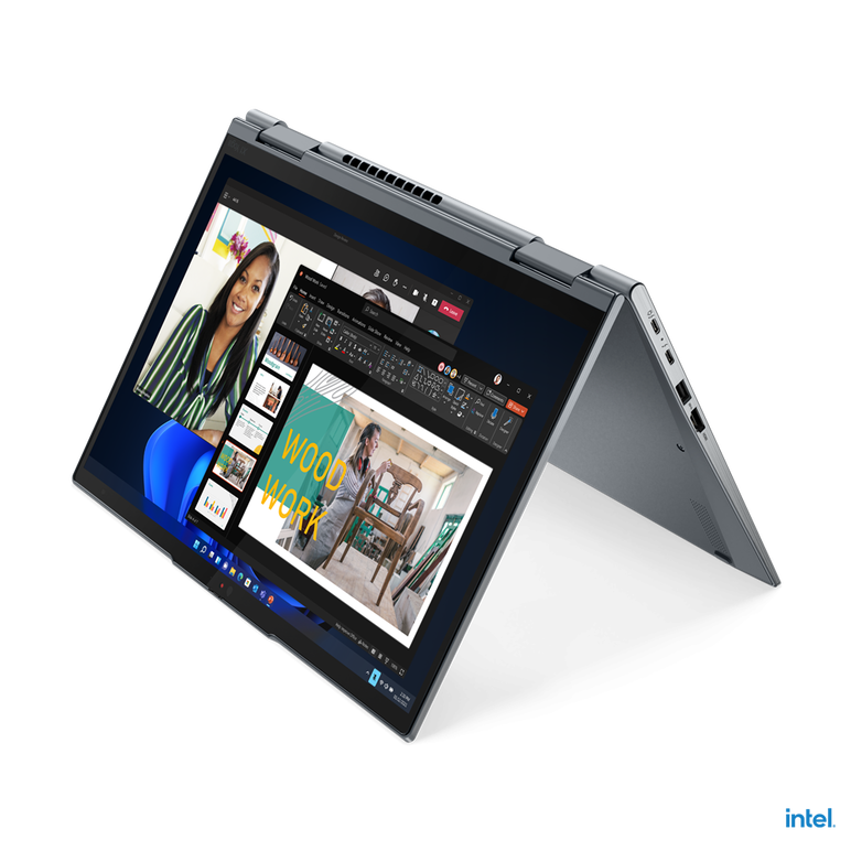 Laptop lenovo thinkpad x1 yoga gen 7, 14" wuxga (1920x1200) low power ips 400nits anti-glare, touch, intel core i7-1260p, 12c (4p + 8e) / 16t, p-core 2.1 / 4.7ghz, e-core 1.5 / 3.4ghz, 18mb, video integrated intel iris xe graphics, ram 16gb soldered lpddr,  Laptopuri | electropc.ro