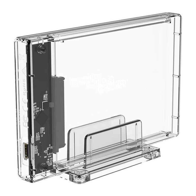 Rack hdd orico 2159c3 usb 3.1 2.5” transparent, protocol usap si trim, include suport, compatibil cu hdd/ssd 2.5” sata (grosimemaxima 9.5mm), capacitate maxima: 4tb , conectivitate usb 3.1 6gbps, constructie din plastic, include cablu usb 3.1, plug and pl,  Hard Disk-uri externe | electropc.ro