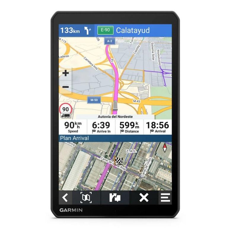 Sistem de navigatie camioane garmin gps dezl lgv 810 ecran 8", rezolutie afisaj 1280x800 pixeli, autonomie 2 ore, baterie litiu-ion reincarcabila, suporta card microsd, 32gb stocare interna,  Navigatii GPS | electropc.ro