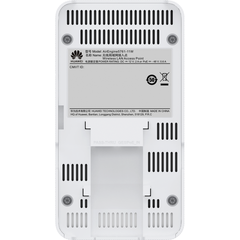 Wireless access point huawei airengine 5761-11w, 5p gb, 802.11ax indoor, 2+2 doua benzi, smart antena, dual radio, wifi6, usb, rj45,  Access point & Range Ext. | electropc.ro
